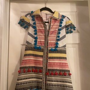 Multi color long dress